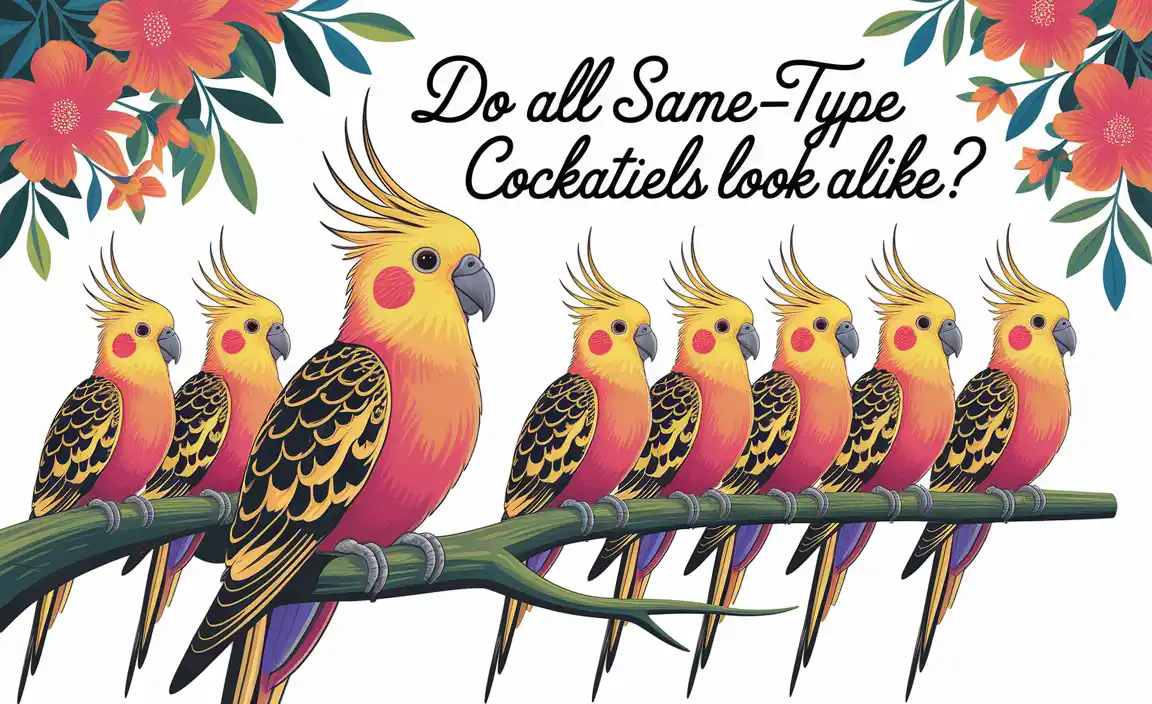 Do All Same-Type Cockatiels Look Alike