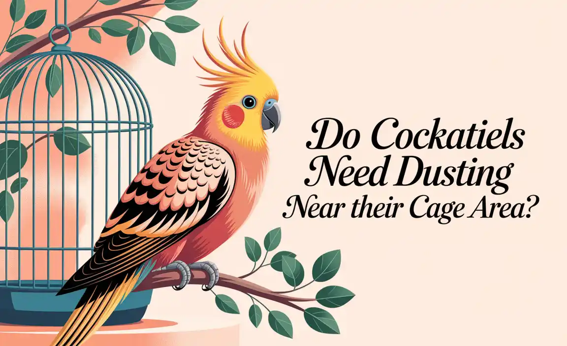 Do Cockatiels Need Dusting Near Their Cage Area