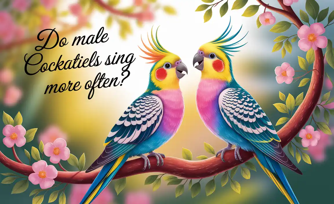 Do Male Cockatiels Sing More Often