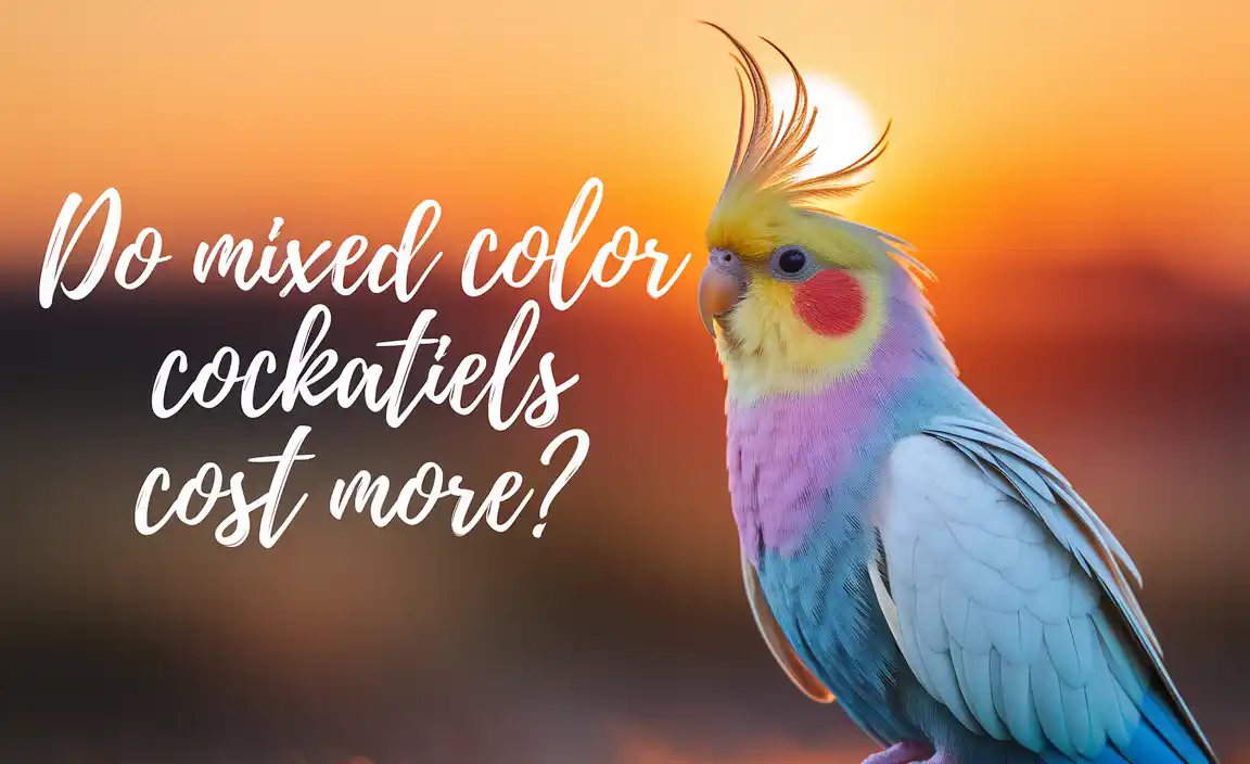 Do Mixed Color Cockatiels Cost More