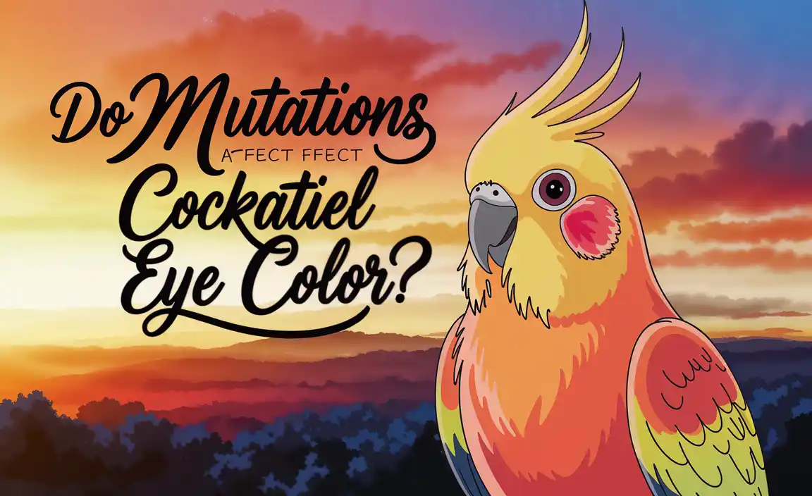 Do Mutations Affect Cockatiel Eye Color