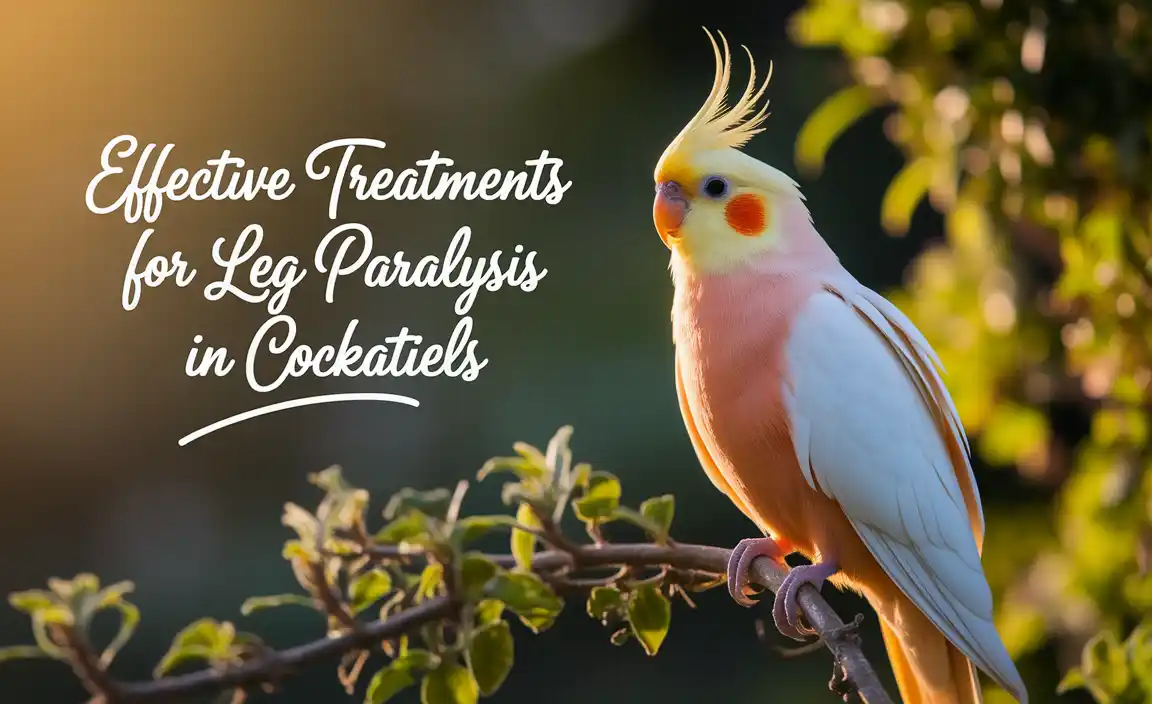Effective Treatments For Leg Paralysis In Cockatiels