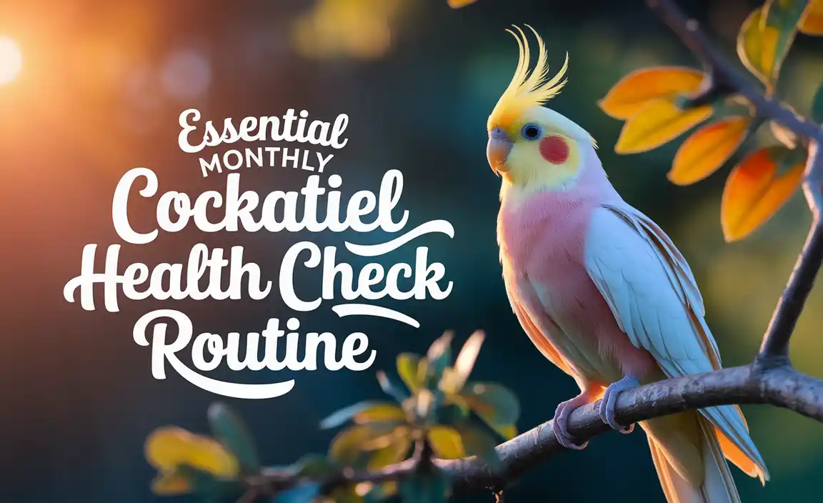 Essential Monthly Cockatiel Health Check Routine