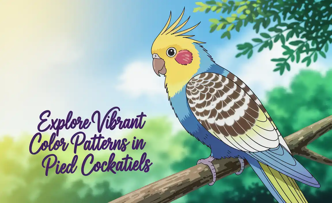 Explore Vibrant Color Patterns In Pied Cockatiels