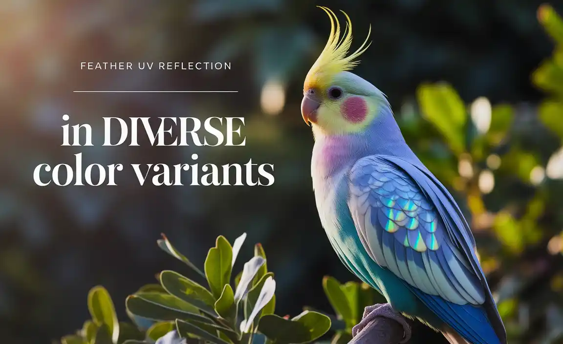 Feather Uv Reflection In Diverse Color Variants