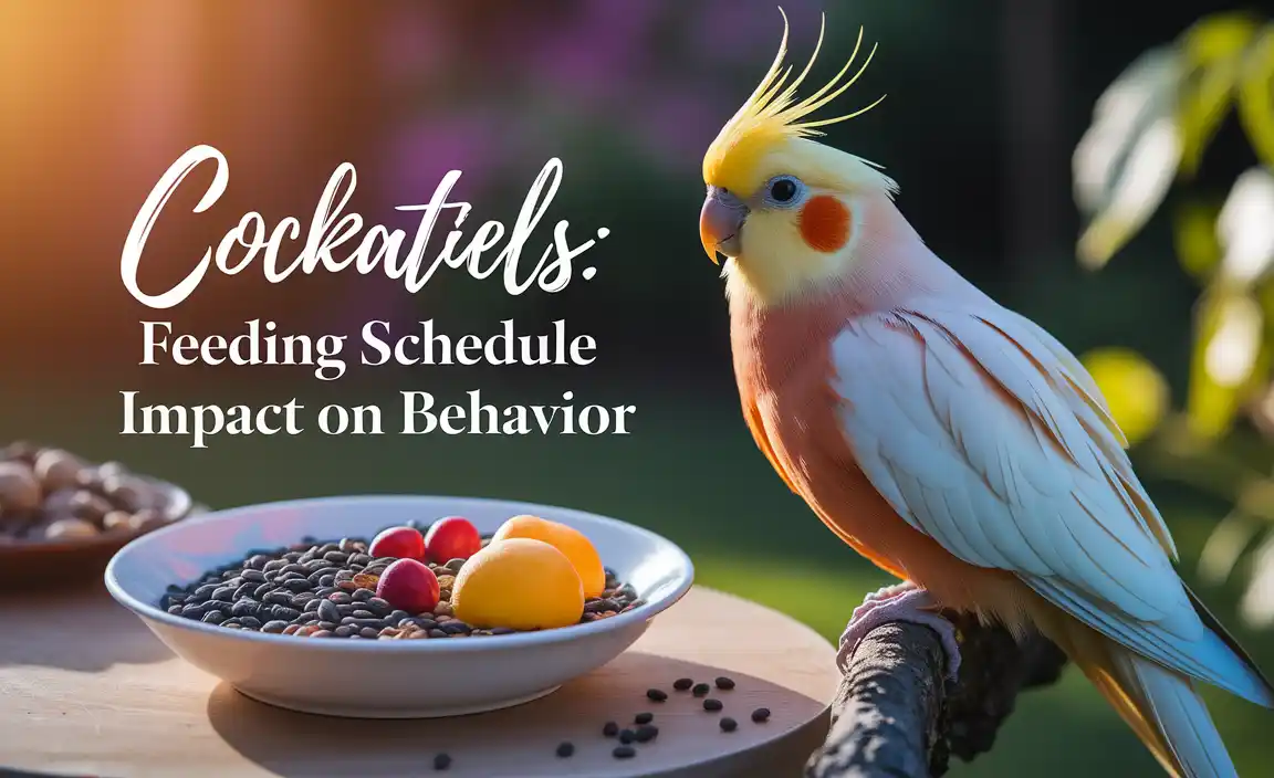 Feeding Schedule: Impact On Cockatiel Behavior