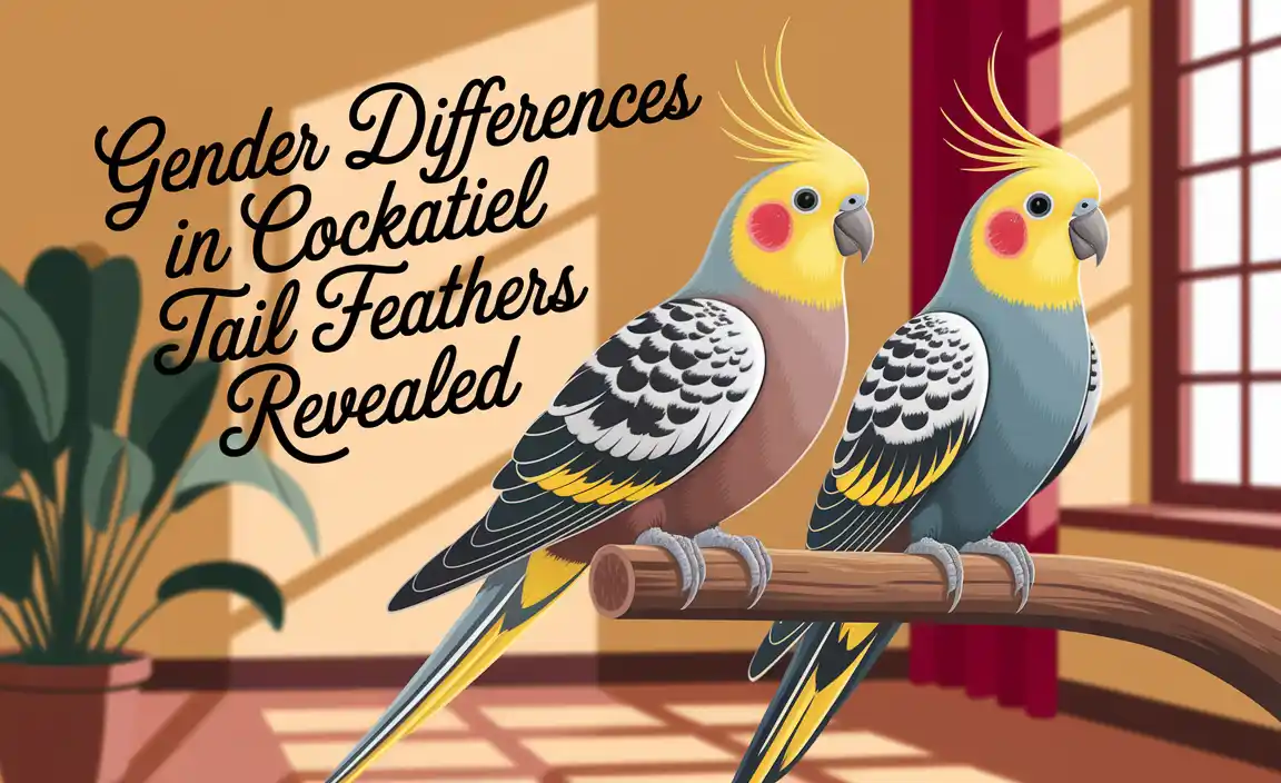 Gender Differences In Cockatiel Tail Feathers Revealed