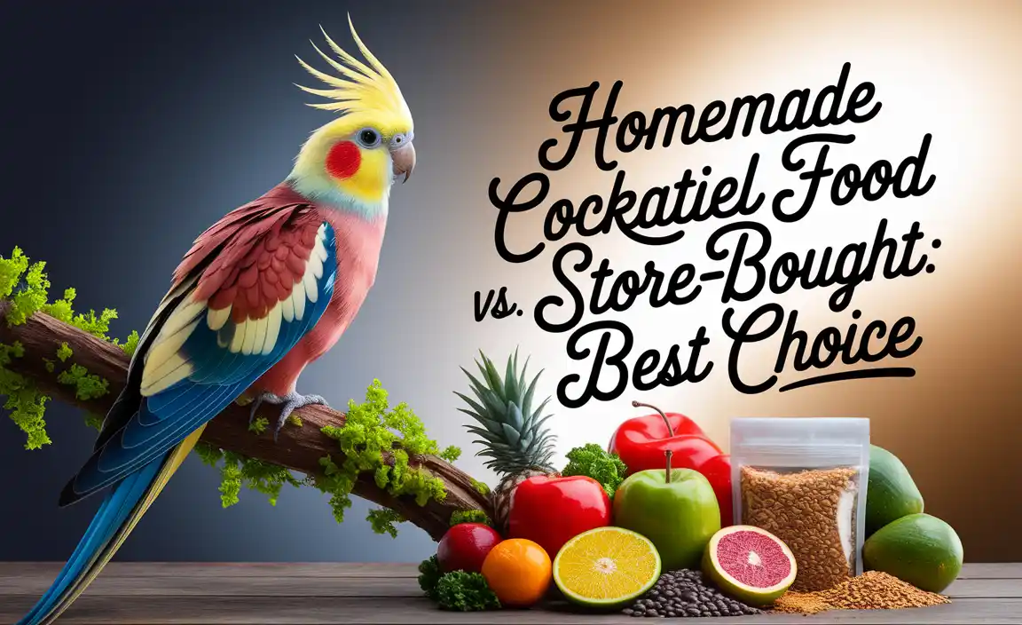 Homemade Cockatiel Food Vs. Store-Bought: Best Choice