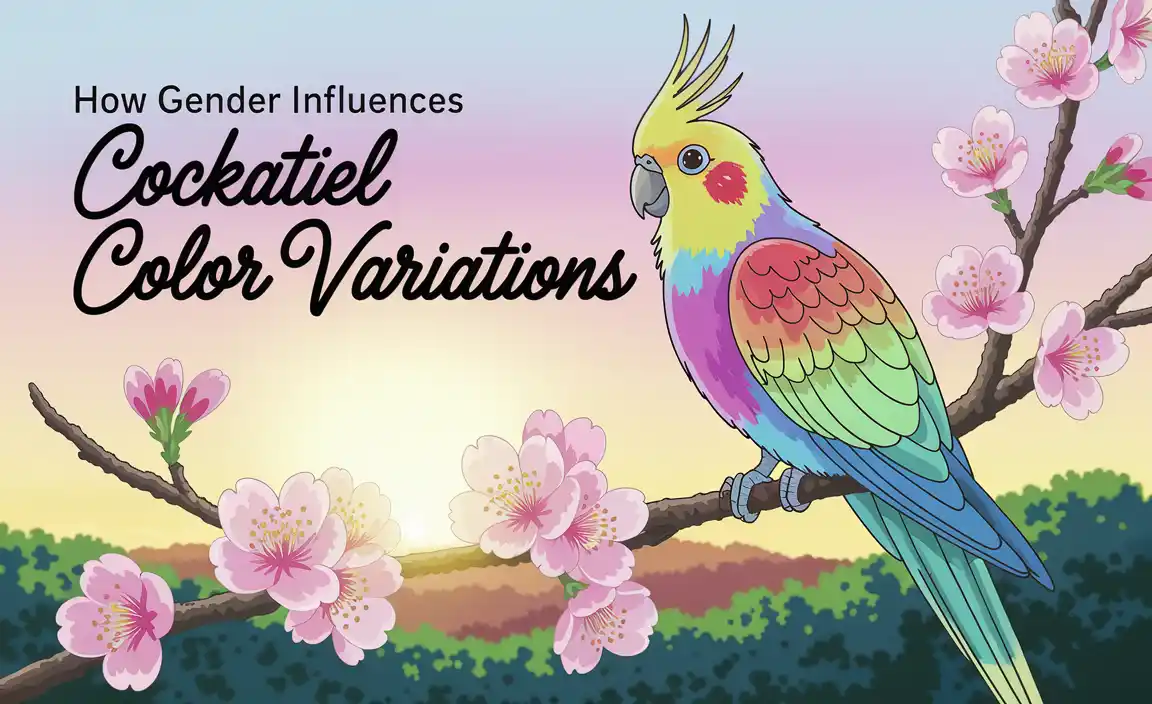 How Gender Influences Cockatiel Color Variations