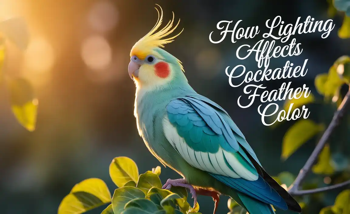 How Lighting Affects Cockatiel Feather Color