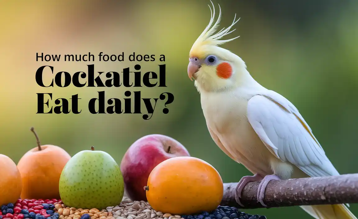 How Much Food Does A Cockatiel Eat Daily