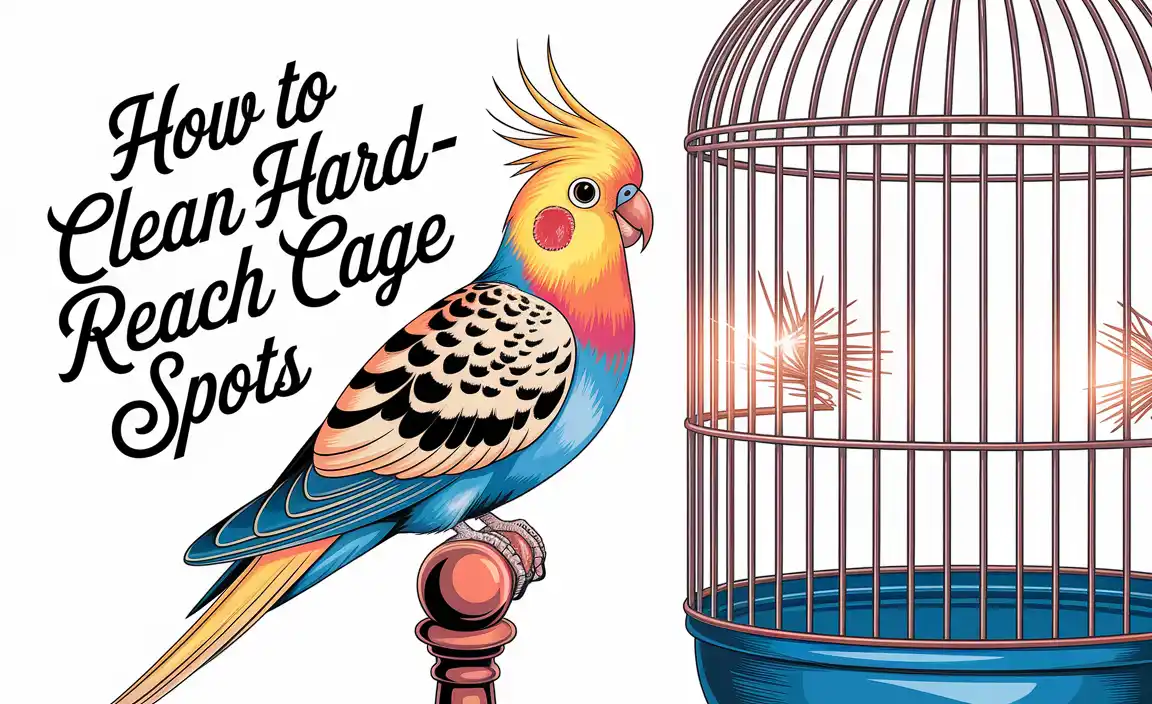 How To Clean Hard-To-Reach Cage Spots
