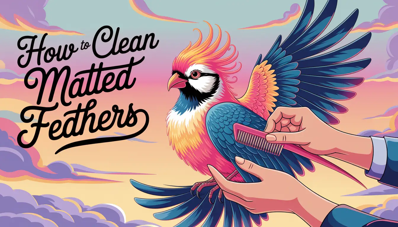 How To Clean Matted Feathers