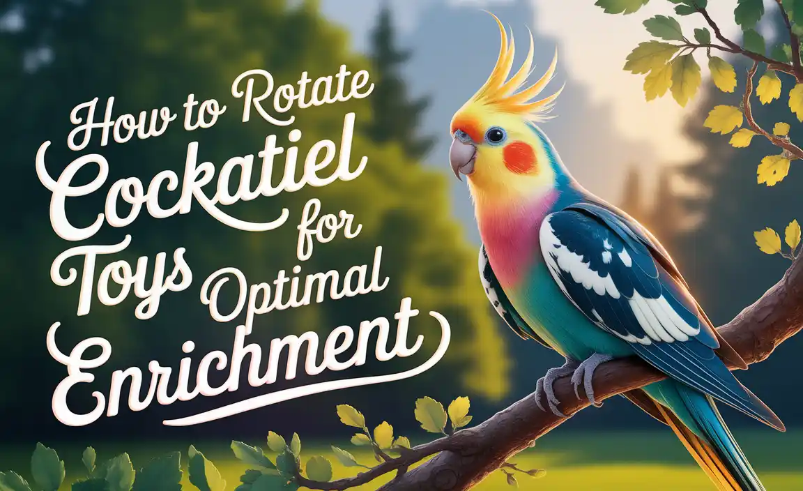 How To Rotate Cockatiel Toys For Optimal Enrichment