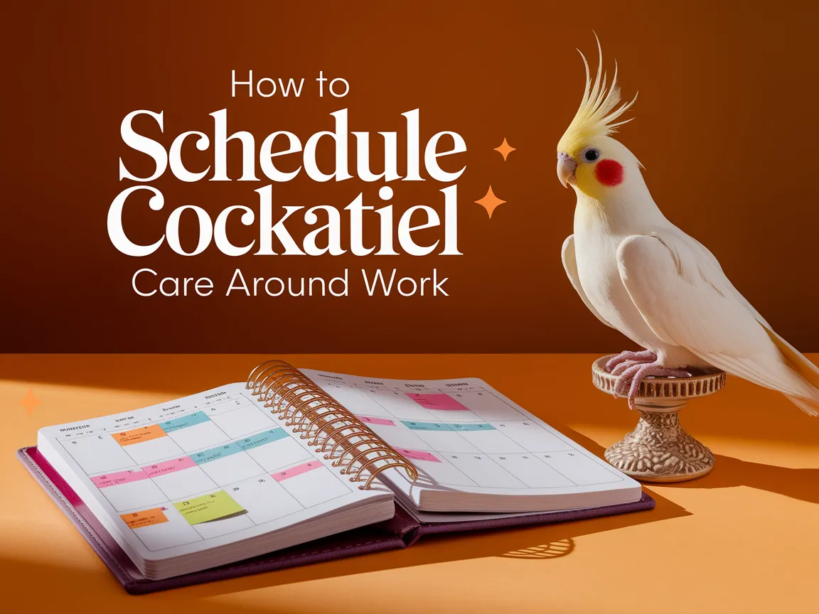 How To Schedule Cockatiel Care Around Work