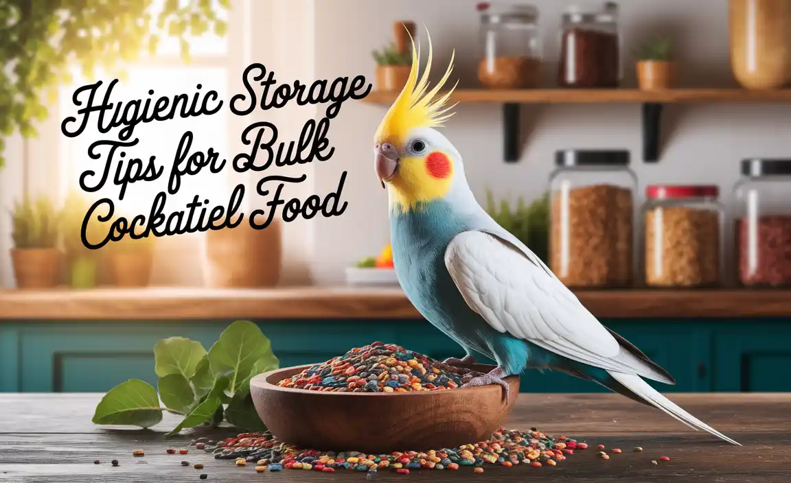 Hygienic Storage Tips For Bulk Cockatiel Food