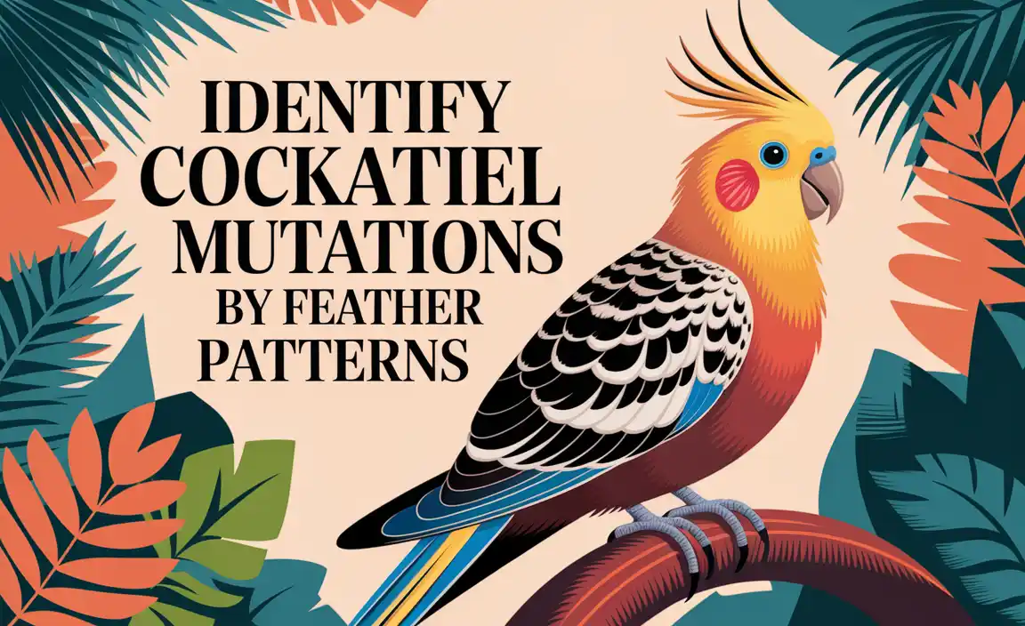 Identify Cockatiel Mutations By Feather Patterns