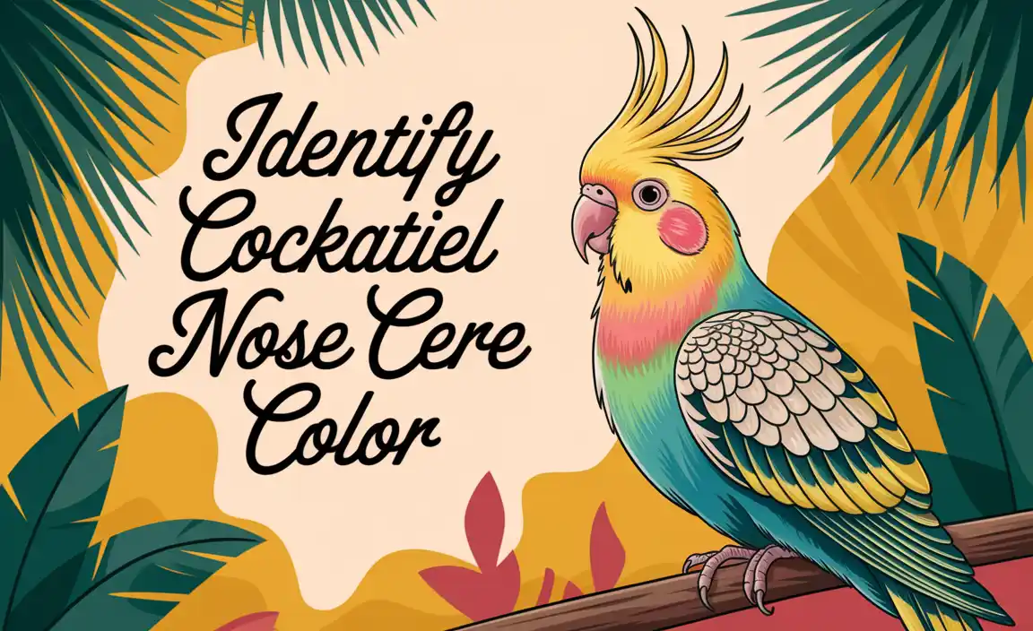 Identify Cockatiel Nose Cere Color