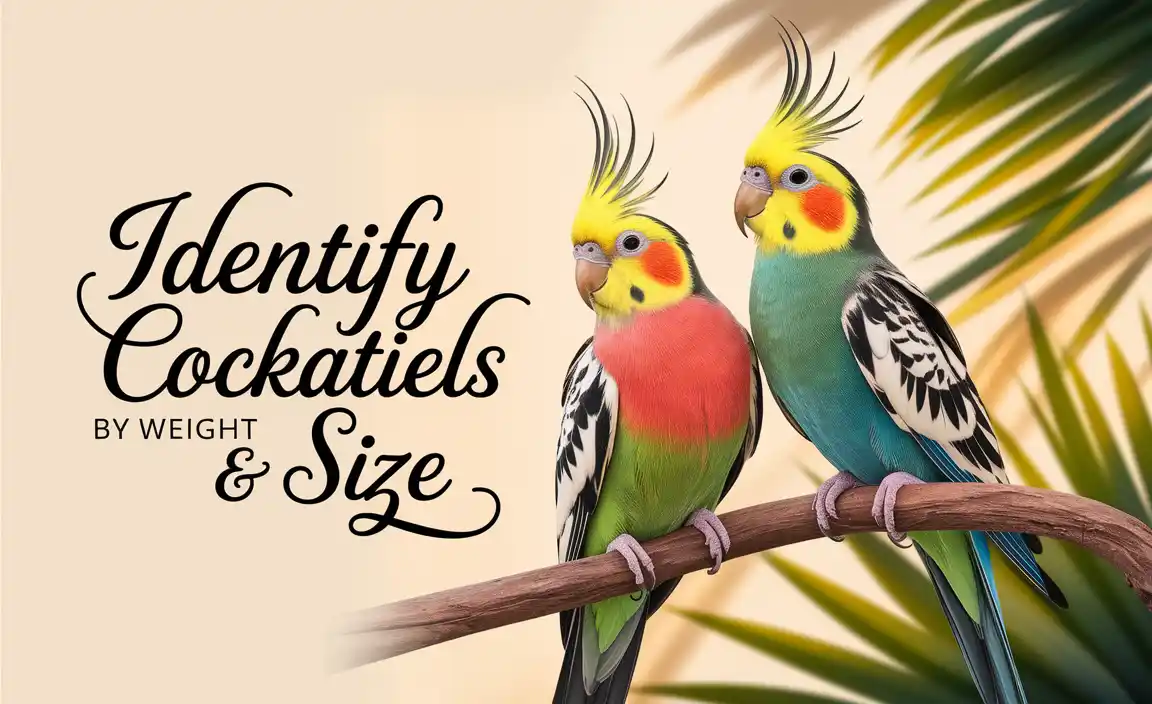 Identify Cockatiels By Weight & Size
