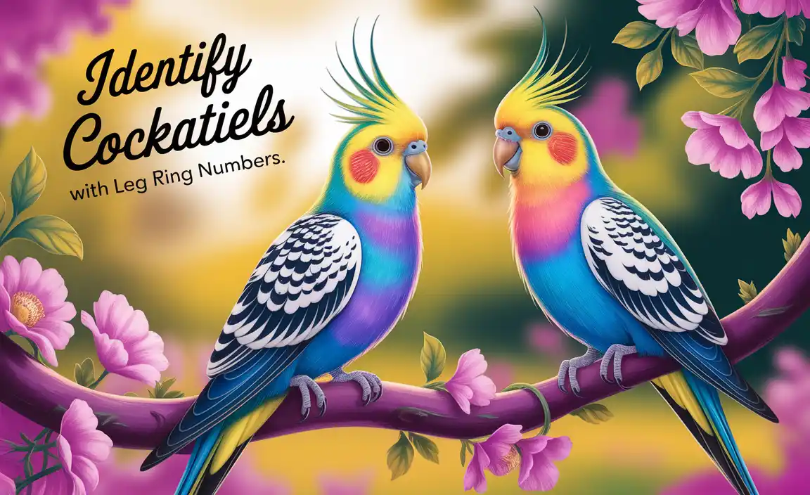 Identify Cockatiels With Leg Ring Numbers