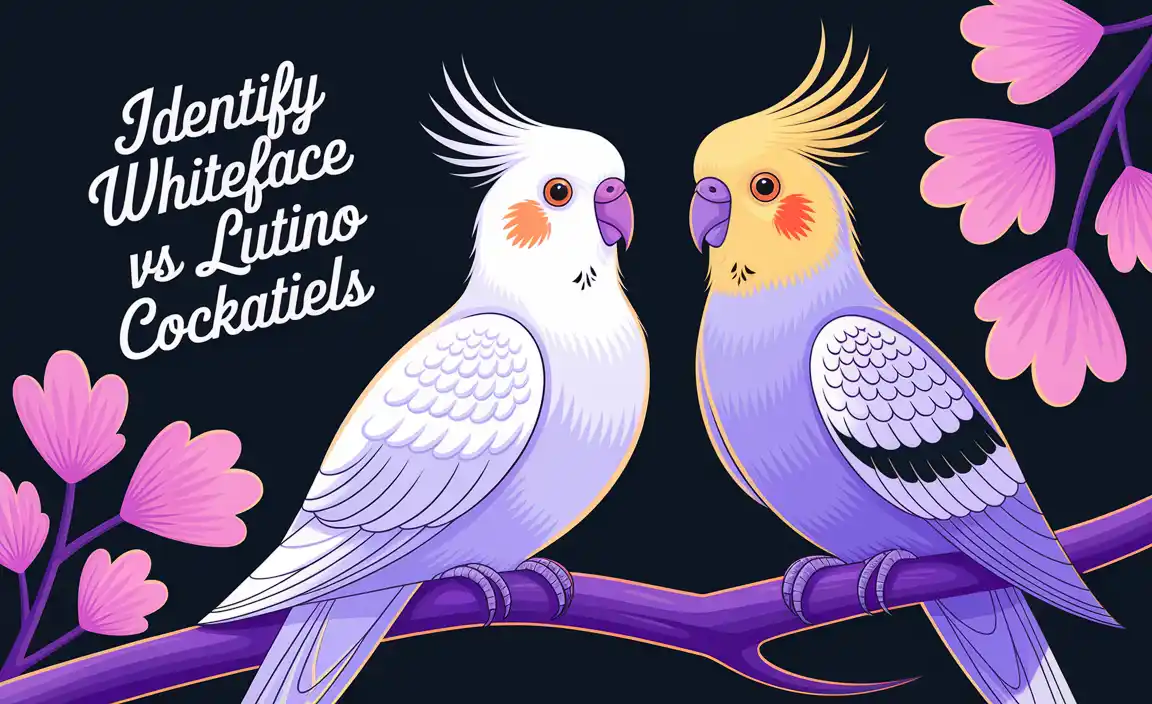 Identify Whiteface Vs Lutino Cockatiels
