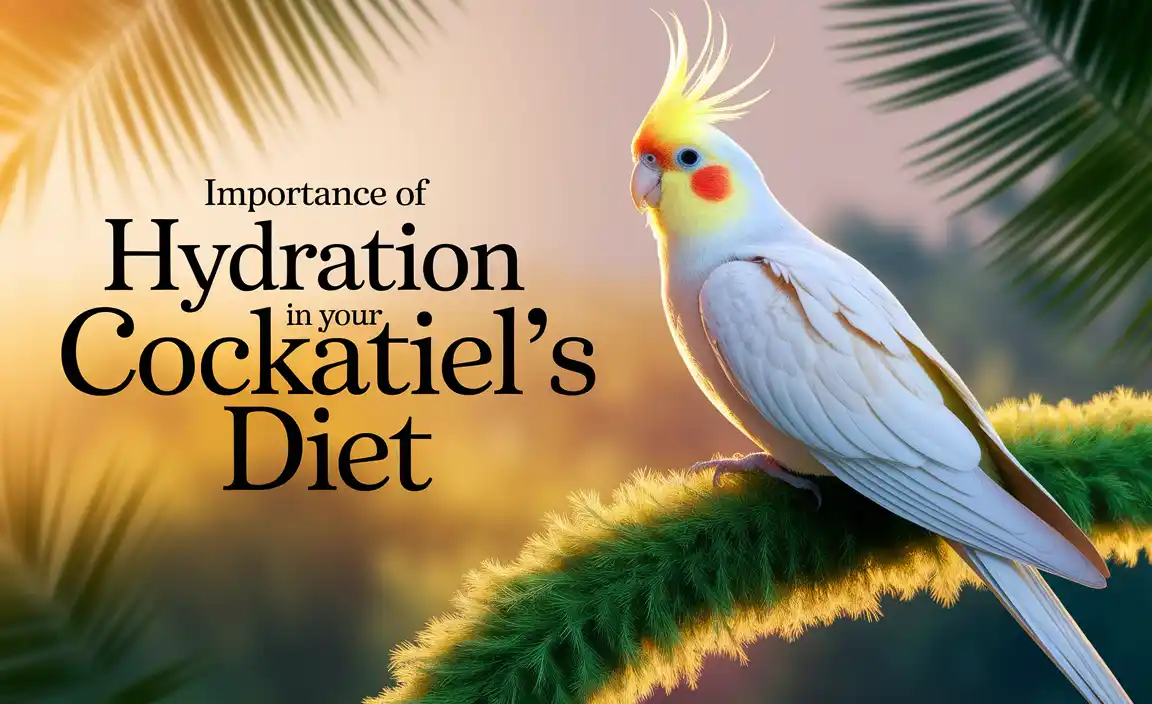 Importance Of Hydration In Your Cockatiel'S Diet