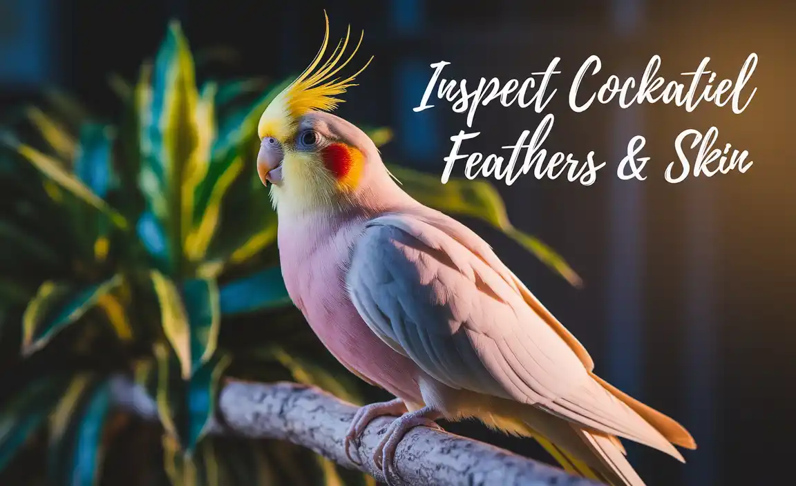Inspect Cockatiel Feathers & Skin