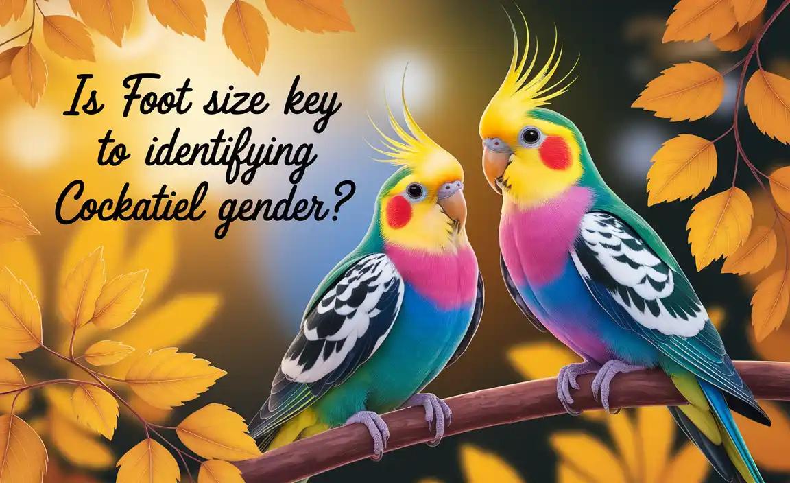Is Foot Size Key To Identifying Cockatiel Gender