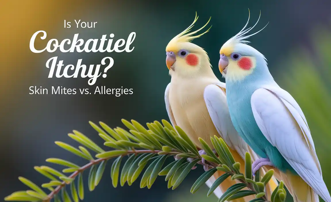 Is Your Cockatiel Itchy? Skin Mites Vs. Allergies