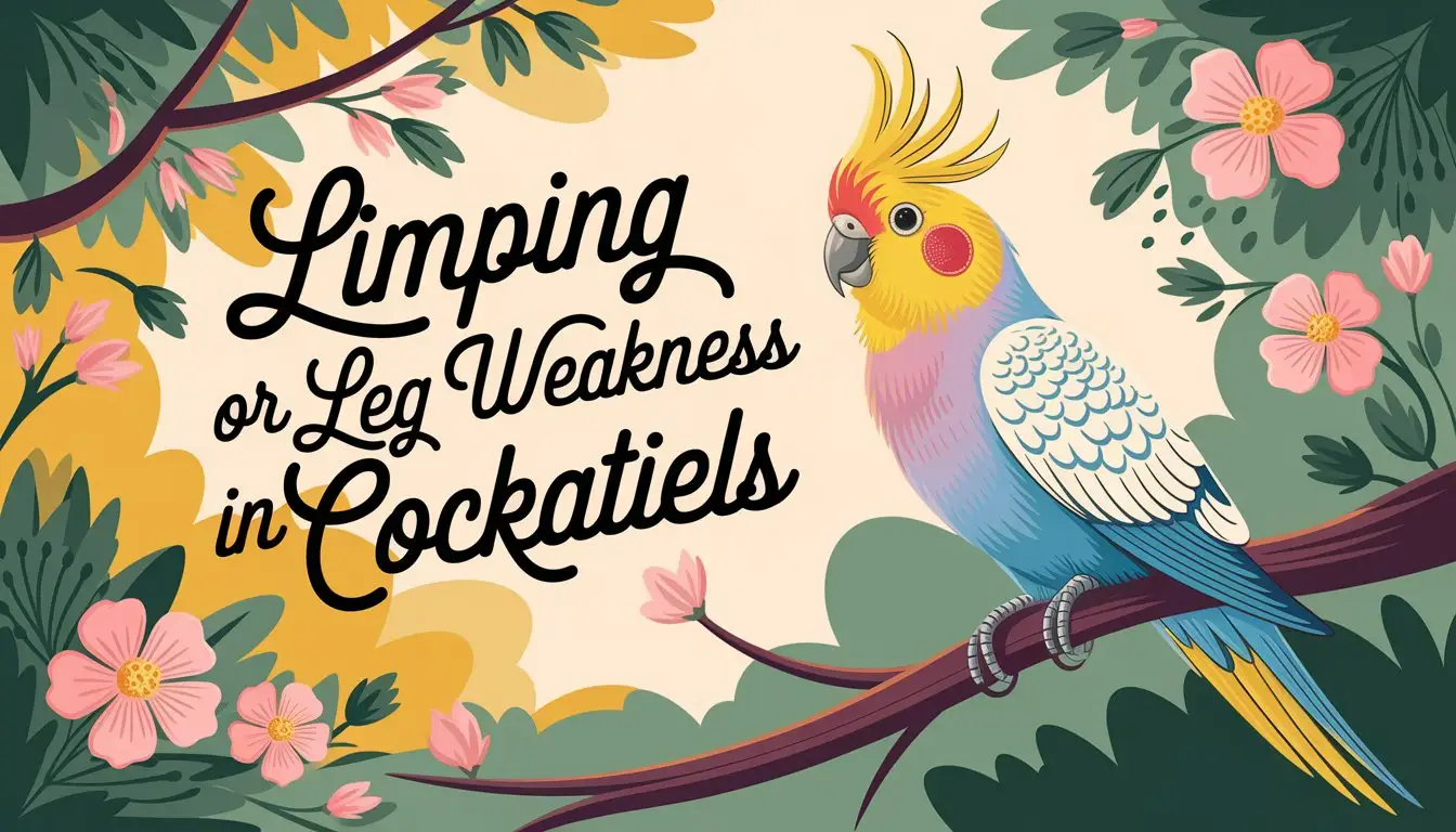 Limping or Leg Weakness in Cockatiels