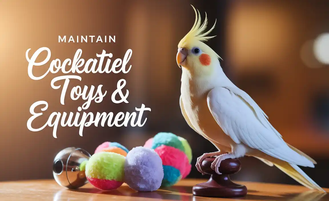 Maintain Cockatiel Toys & Equipment