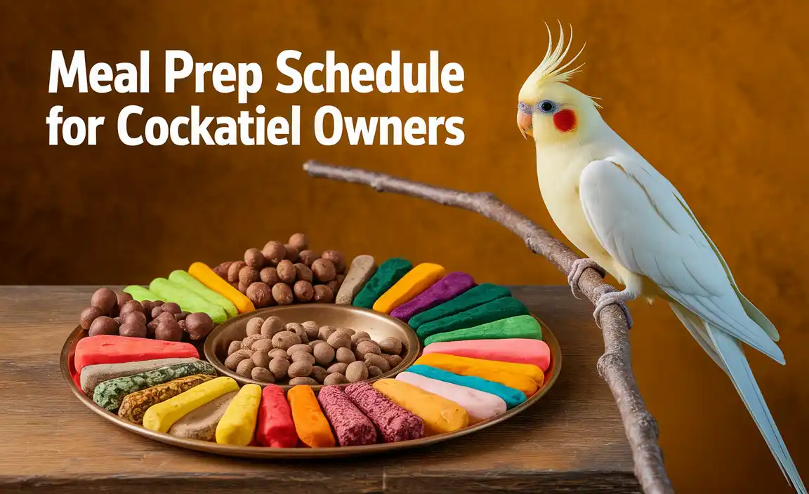Meal Prep Schedule For Cockatiel Owners