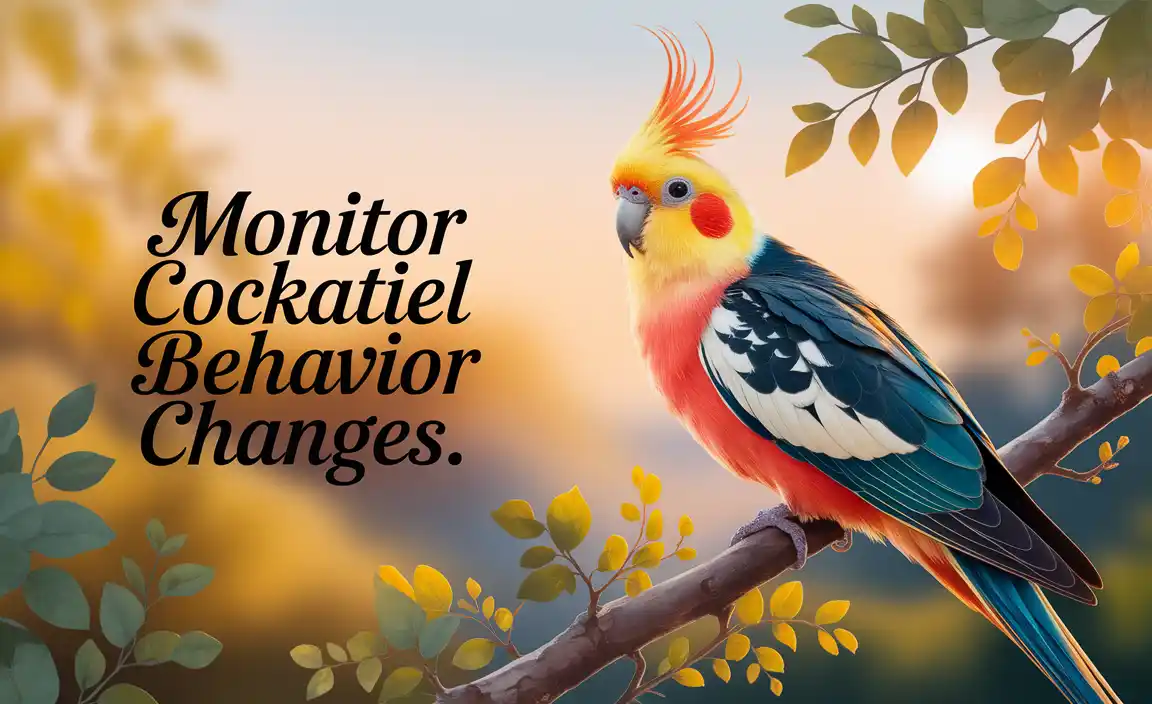 Monitor Cockatiel Behavior Changes