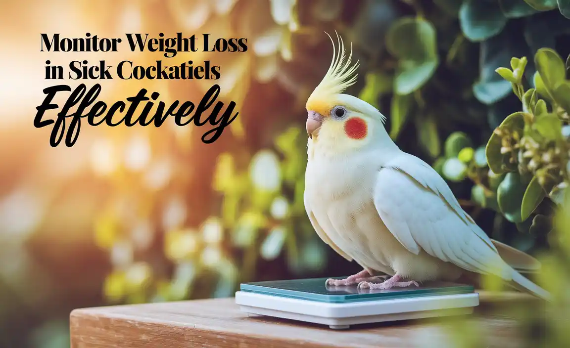 Monitor Weight Loss In Sick Cockatiels Effectively