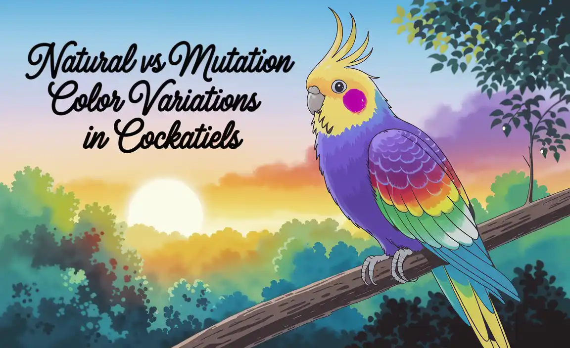 Natural Vs Mutation Color Variations In Cockatiels