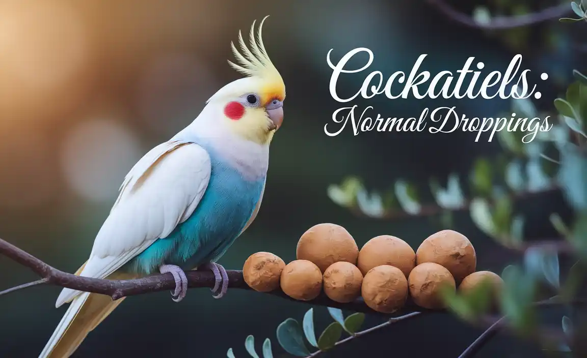 Normal Cockatiel Droppings