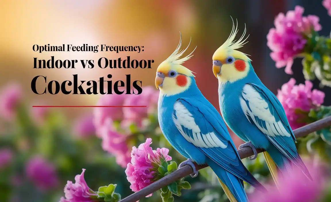 Optimal Feeding Frequency: Indoor Vs Outdoor Cockatiels