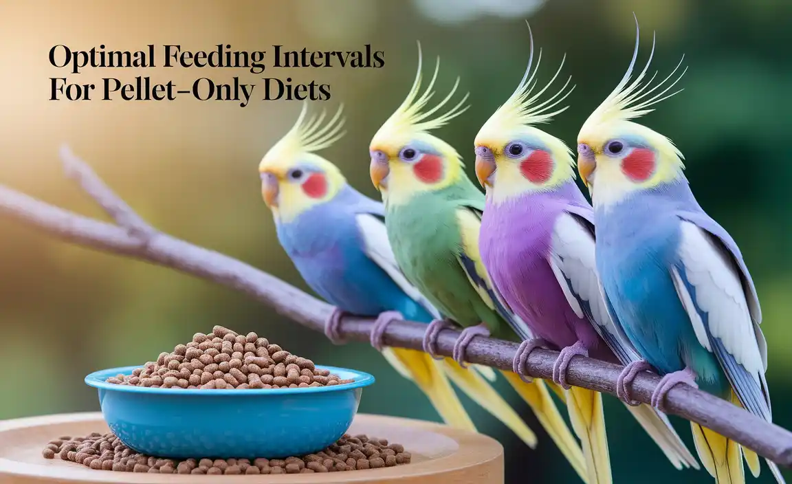 Optimal Feeding Intervals For Pellet-Only Diets