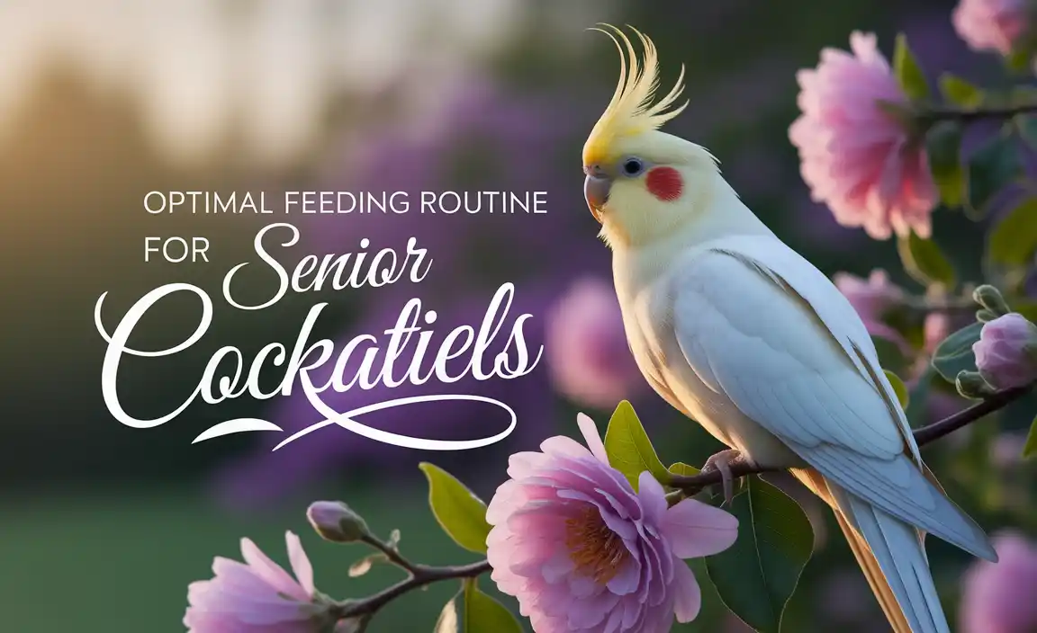 Optimal Feeding Routine For Senior Cockatiels