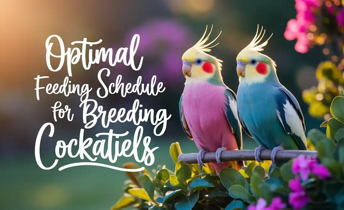Optimal Feeding Schedule For Breeding Cockatiels