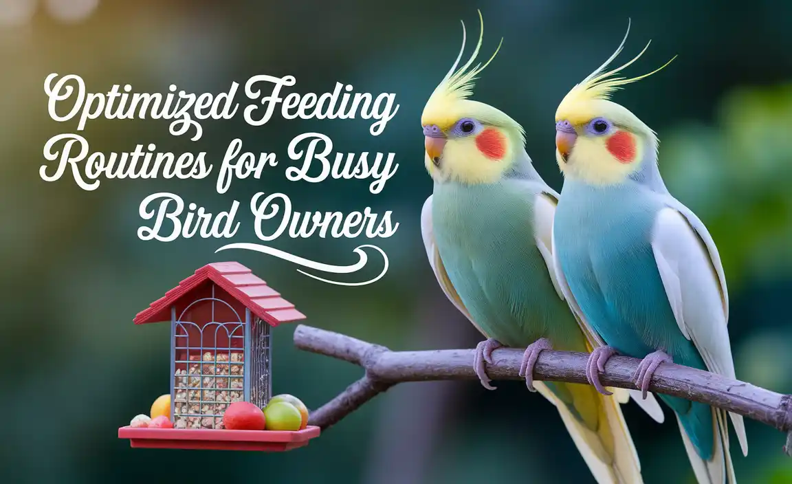 Optimized Feeding Routines For Busy Bird Owners