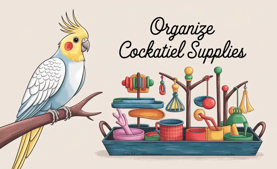 Organize Cockatiel Supplies