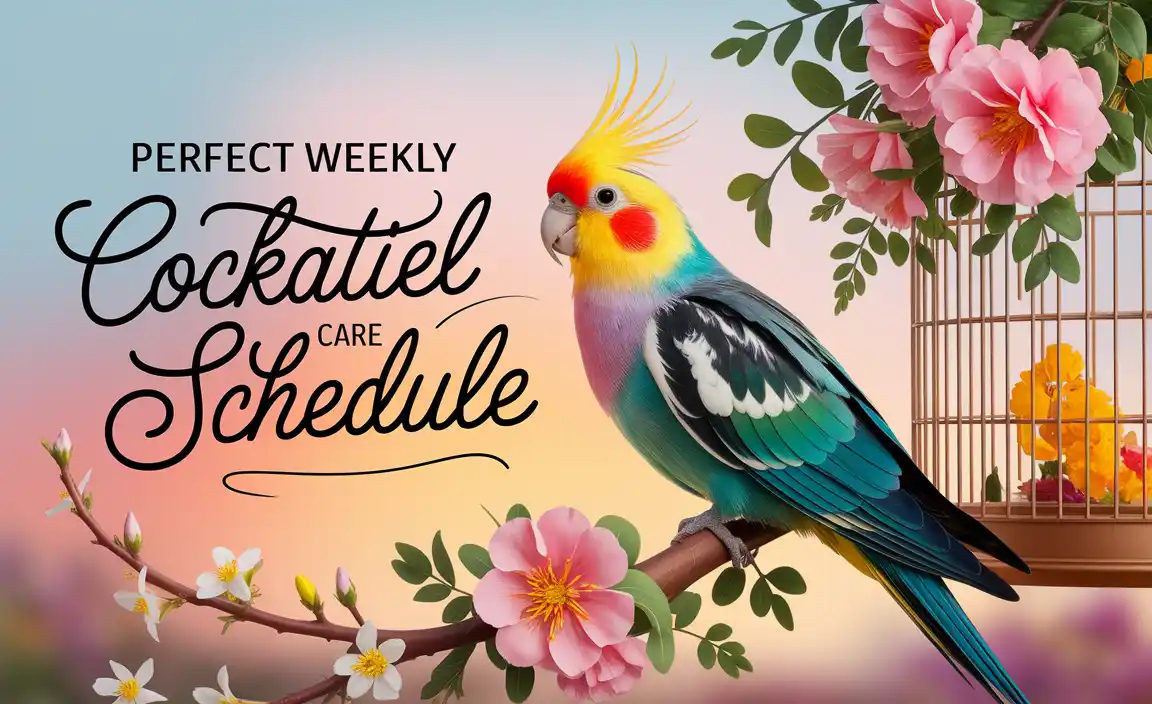Perfect Weekly Cockatiel Care Schedule