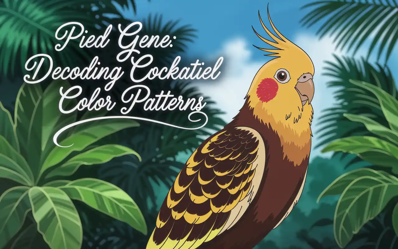Pied Gene: Decoding Cockatiel Color Patterns