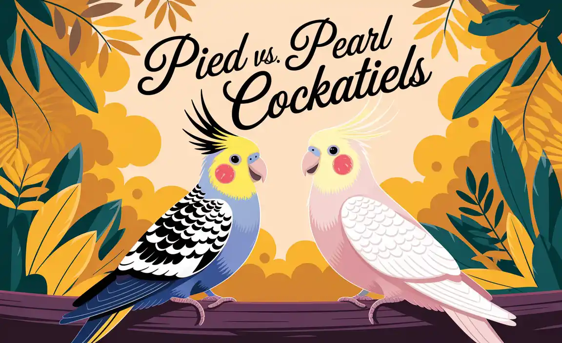 Pied Vs. Pearl Cockatiels