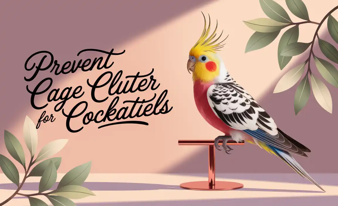 Prevent Cage Clutter For Cockatiels
