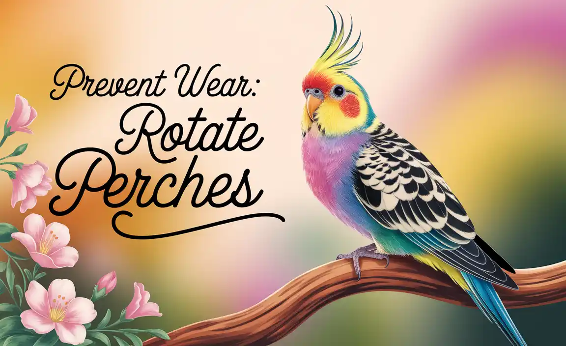 Prevent Wear: Rotate Perches
