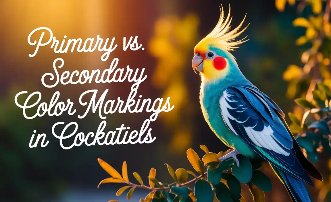 Primary Vs. Secondary Color Markings In Cockatiels