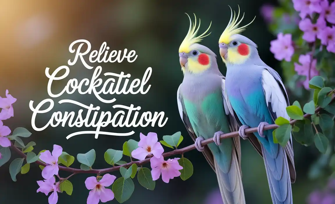 Relieve Cockatiel Constipation