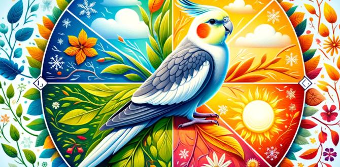 Seasonal changes in cockatiel coloration Seasonal changes in cockatiel coloration